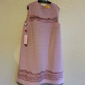 Tadashi Shoji Textured Dress in Pink